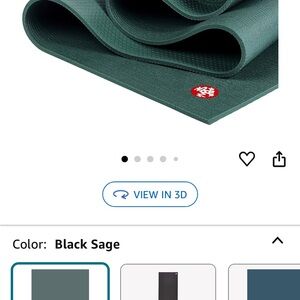 Manduka Yoga Mat in Black Sage